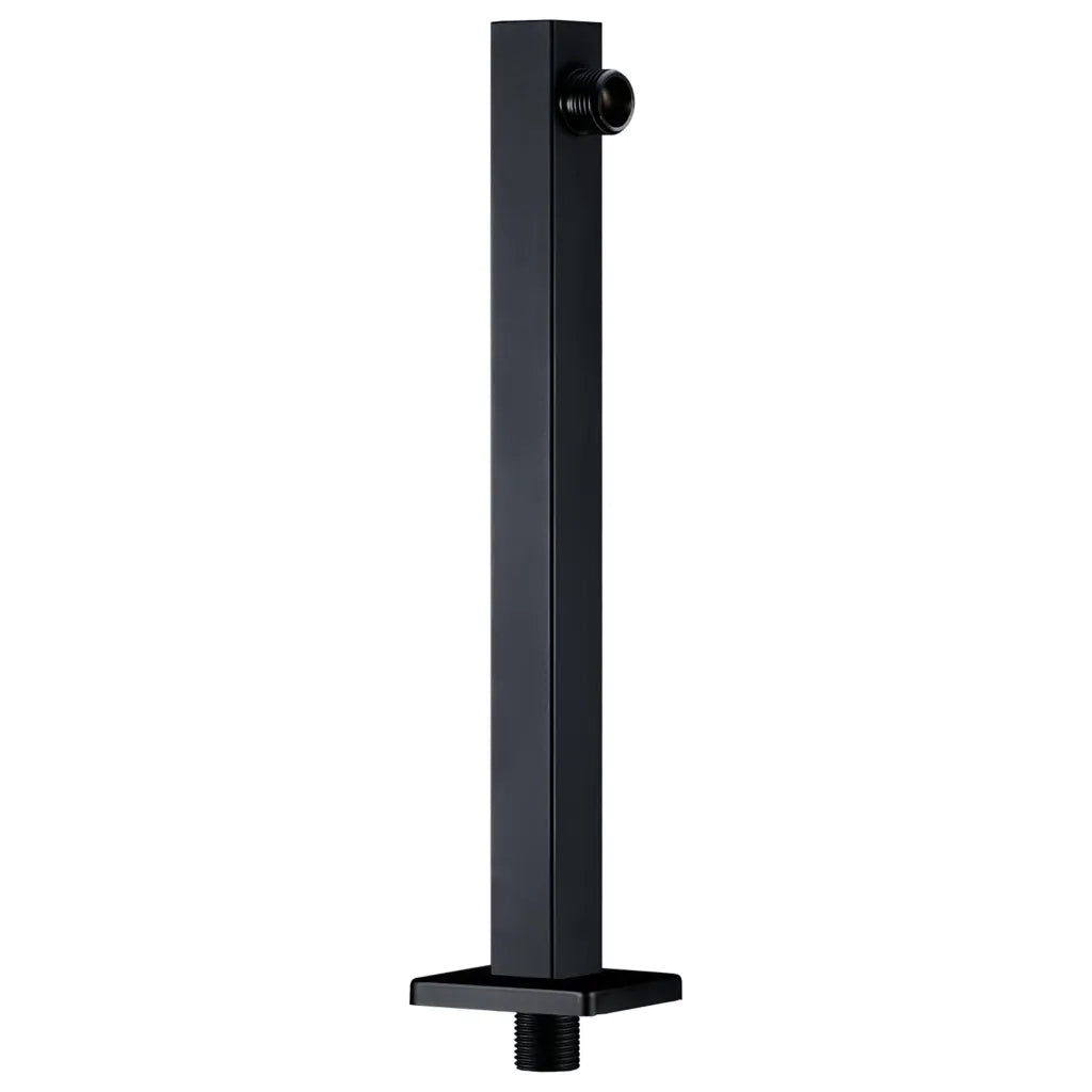 Braccio di Supporto Doccia Quadrato Acciaio 201 Nero 30 cm 147731