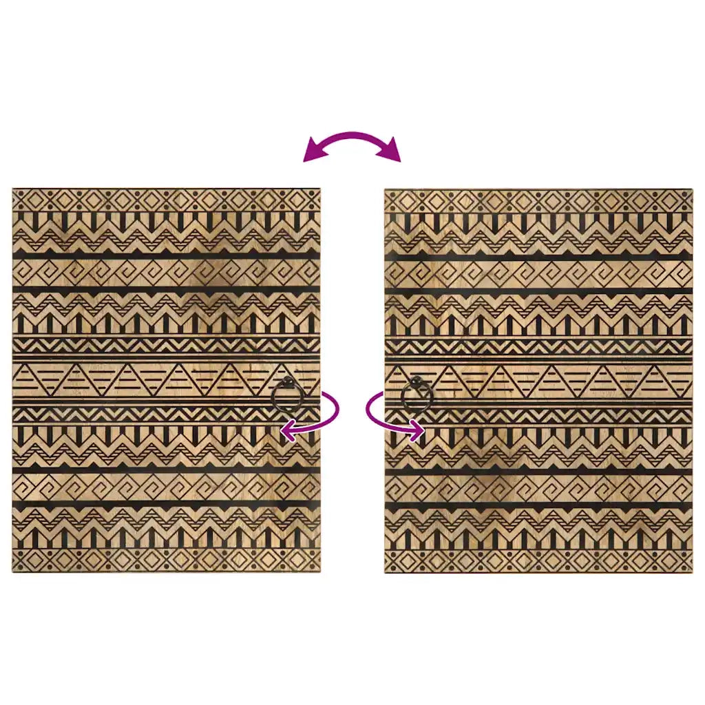 vidaXL Set Mobili da Bagno 4 pz in Legno Massello di Mango