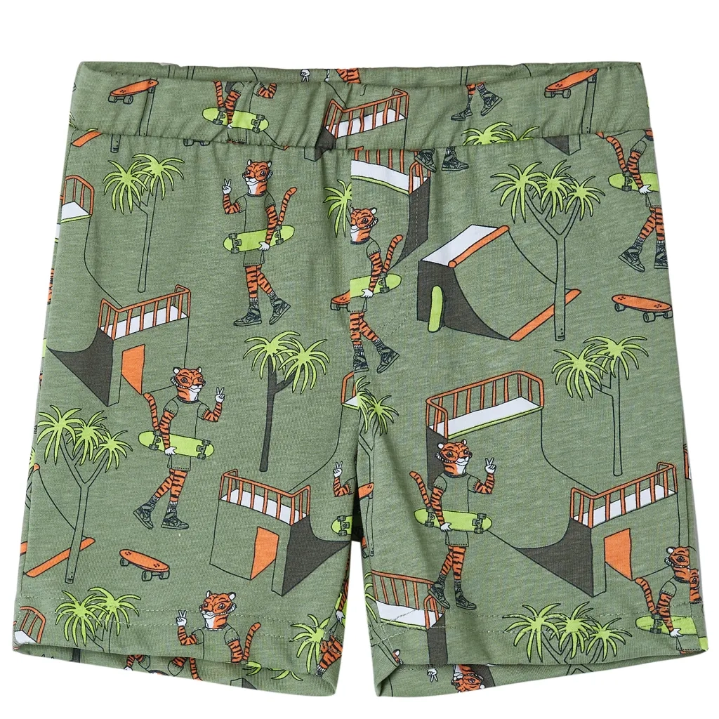 Pigiama Bambino Maniche Corte Cachi Chiaro 116 12511