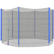 Trampolino Elastico con Rete di Sicurezza ¨C zephmum ¨C Blu e Nero ?305 cm