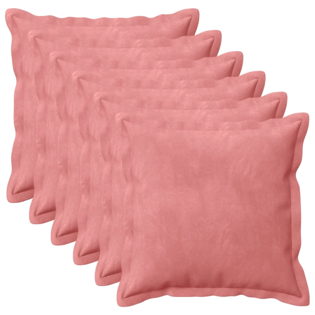 Cuscino con cuscino HOUTEN 6 pz Rosa Velluto 931854
