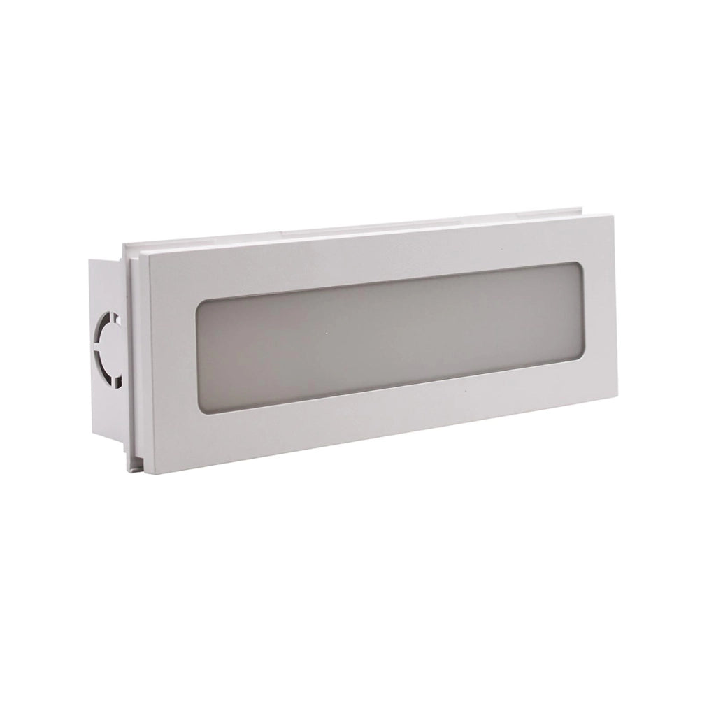 Faretto segnapassi LED 6W CCT incasso rettangolare parete IP65 moderno lampada muro luce viale giardino esterni 230V BIANCO