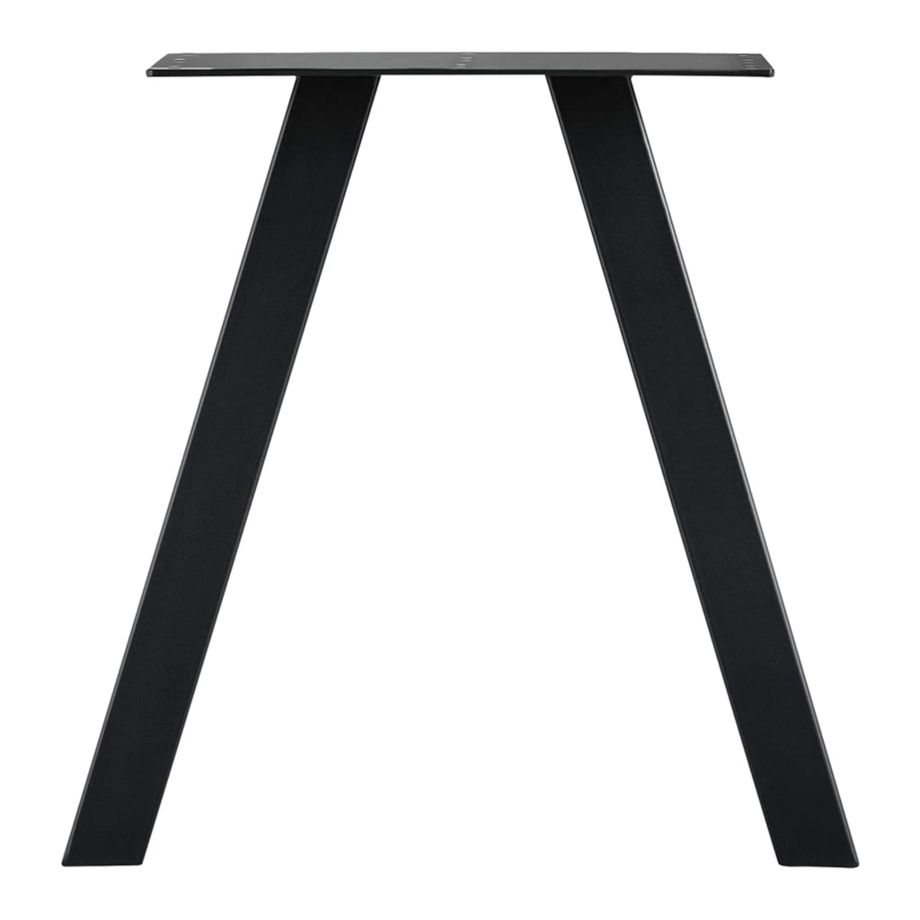 Set di 2 gambe per tavolo nuziale triangolari 42 x 40 cm acciaio nero 03_0008093