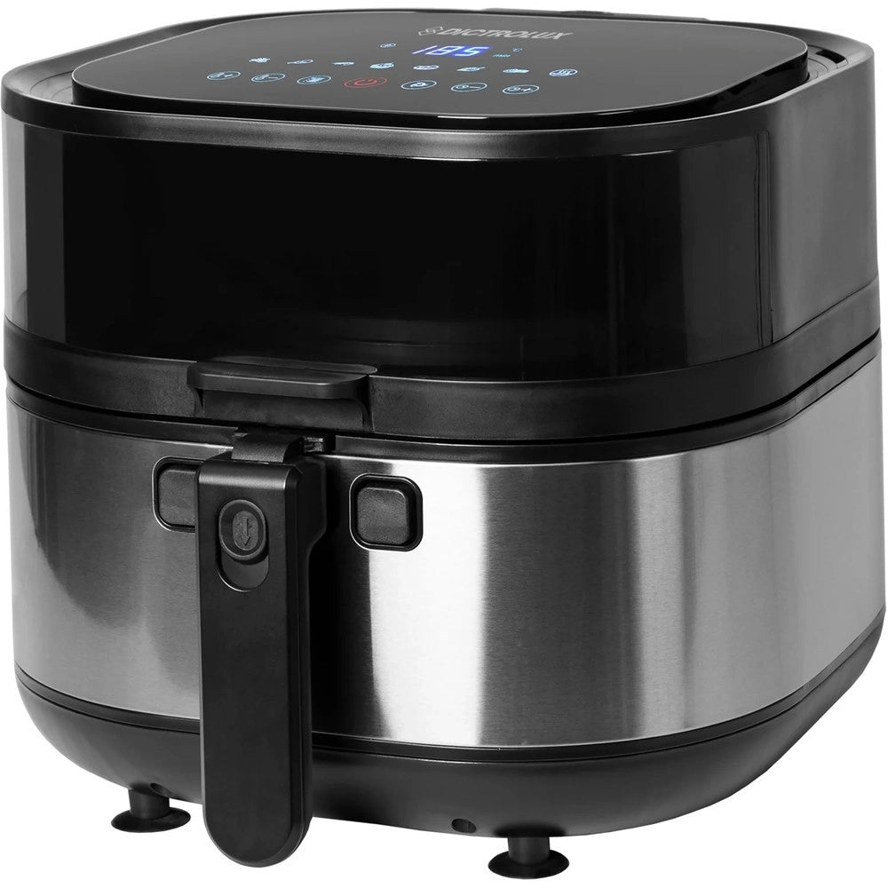 Trade Shop - Friggitrice Ad Aria 7,2lt 1800 Watt Forno Con Luce Integrata Display Lcd Con Tasti Touch -