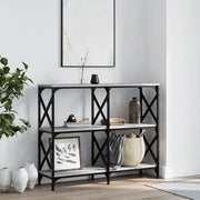 vidaXL Tavolo Consolle Grigio Sonoma 100x28x80,5 cm Legno Multistrato