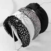 Cinture per capelli antiscivolo - Cintura per capelli donna - Cinture per capelli - Cintura per capelli moderna - Disegno leopardo - Cintura per capelli comoda con forma a passo