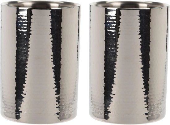 Wijnkoeler elegante in acciaio inossidabile - 1 pezzo - 17 cm