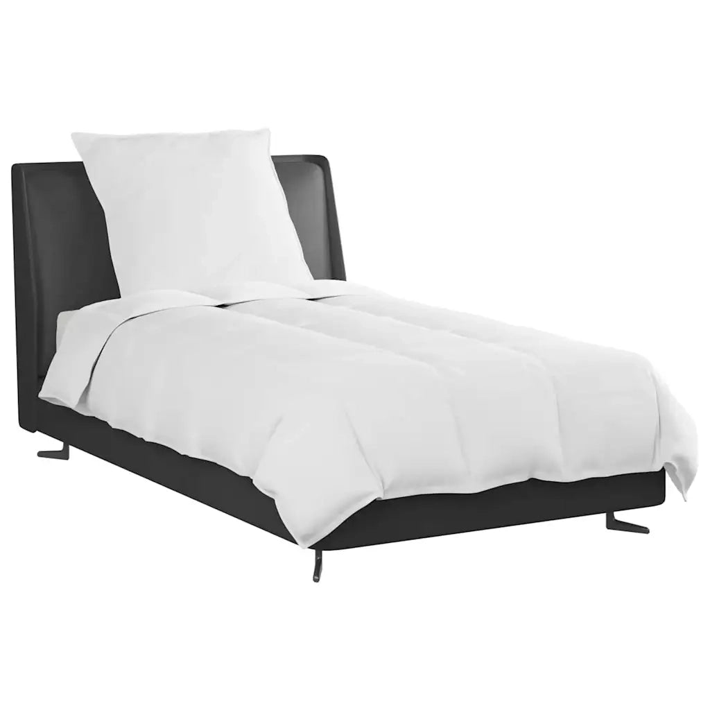 vidaXL Piumone Altro con cuscino 2 pcs Bianco 135 x 200 cm Piume