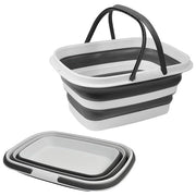 Blim bacinella rettangolare, catino flessibile salvaspazio, polietilene alta resistenza, 24 litri, BPA free, made in Italy, per bucato e pulizie