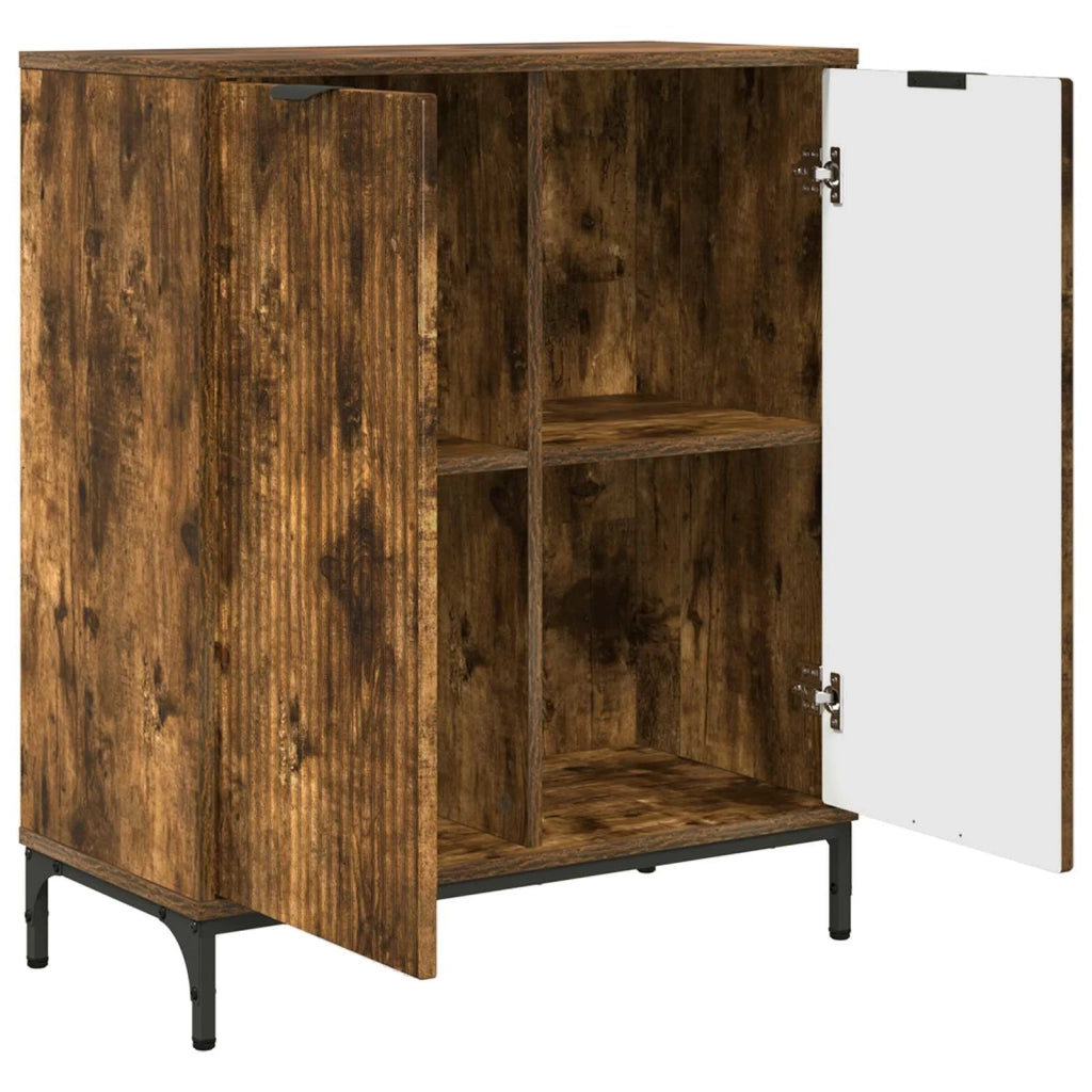 Credenza Rovere fumé 69,5 x 33 x 82 cm Legno multistrato 883429