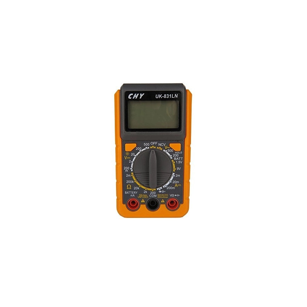 Trade Shop - Tester Multimetro Digitale Lcd Con Puntali Rilevatore Ampere Uk-831ln -