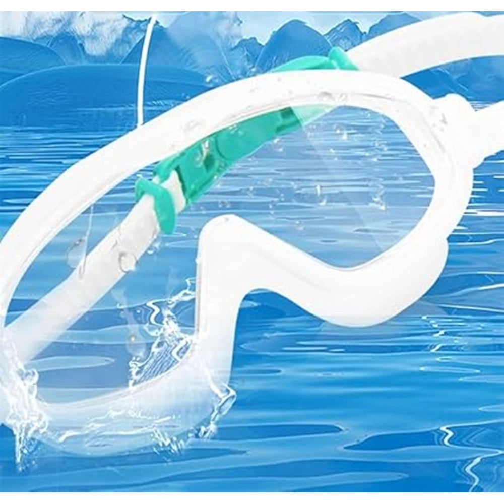 Trade Shop - Occhiali Maschera Nuoto Unisex Antiappannamento Impermeabili Con Fibbia Posteriore 618443 -
