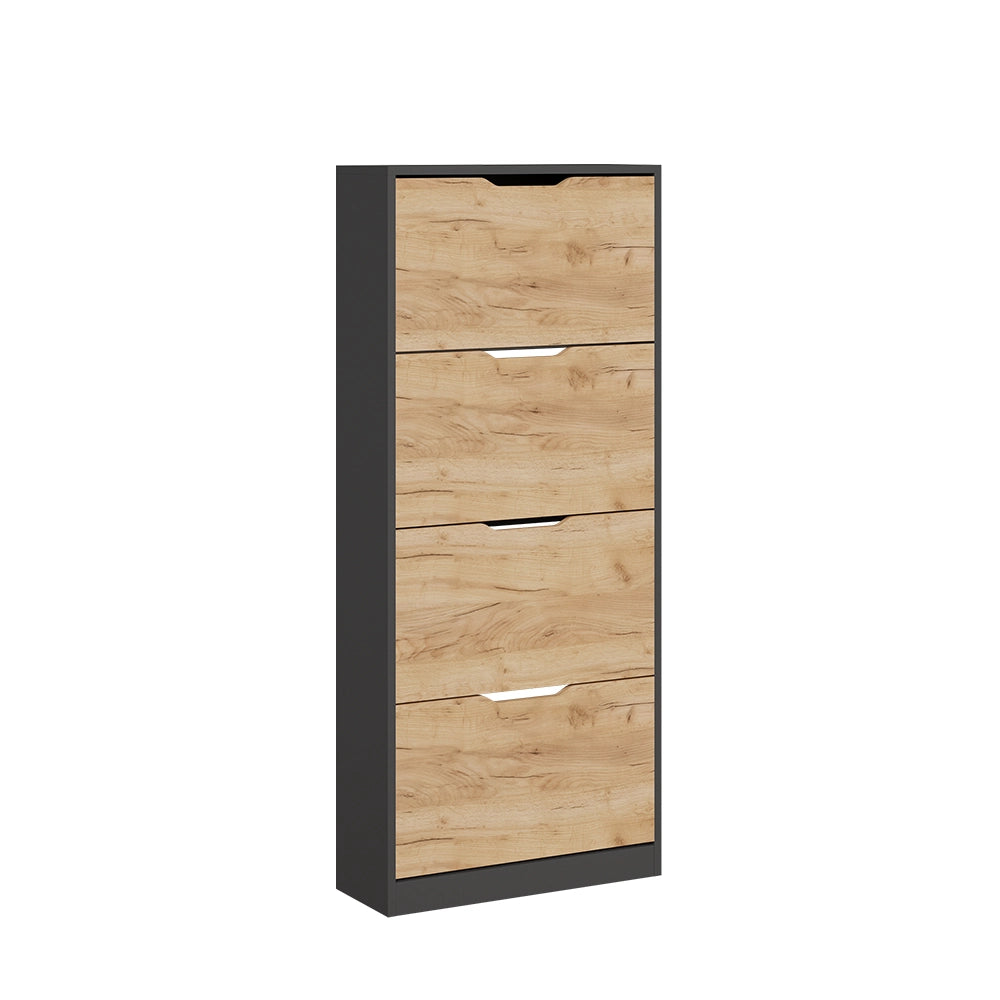Vicco  Antracite/quercia dorata 59 x 137 cm con 4 scomparti