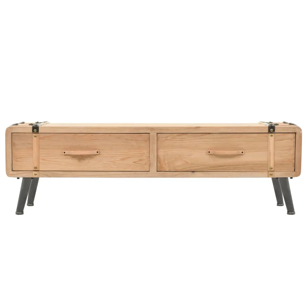 Mobile Porta TV 110x33x35 cm in Legno Massello di Abete 339299