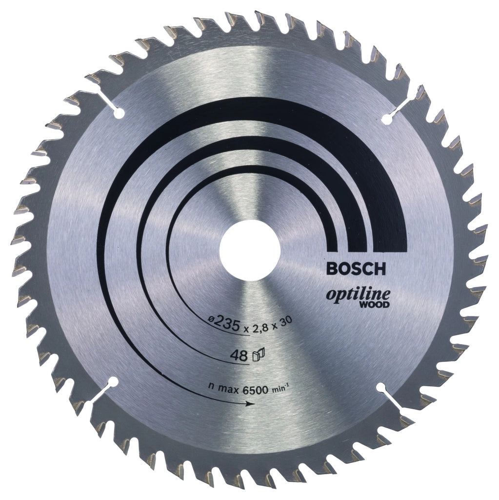 2608640727 - Lama per sega circolare Optiline Wood 235 x 30/25 x 2,8 mm, 48