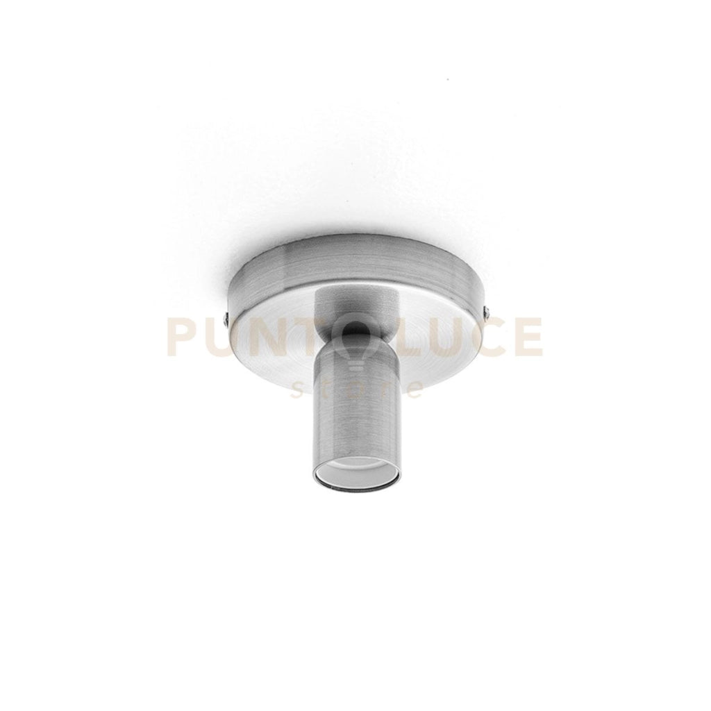 GSOP05- PLAFONIERA PIU ACCESSORI PORTALAMPADA ATTACCO E27 NICKEL