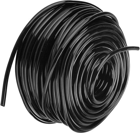 Tubo di Irrigazione Micro per Giardino Serra Coltivazione Agricola Tubo Flessibile per Irrigazione Giardino Serra Coltivazione Agricola (50m/164ft)