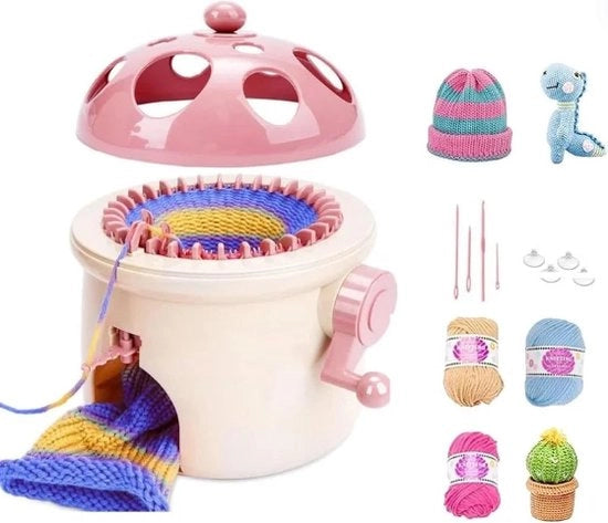 Macchina per Maglia - Macchina per Punti - 48 Aghi - Per Bambini e Adulti