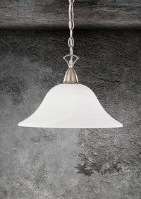 Lampada a Sospensione da Interno  E27 in Metallo Nickel Opaco