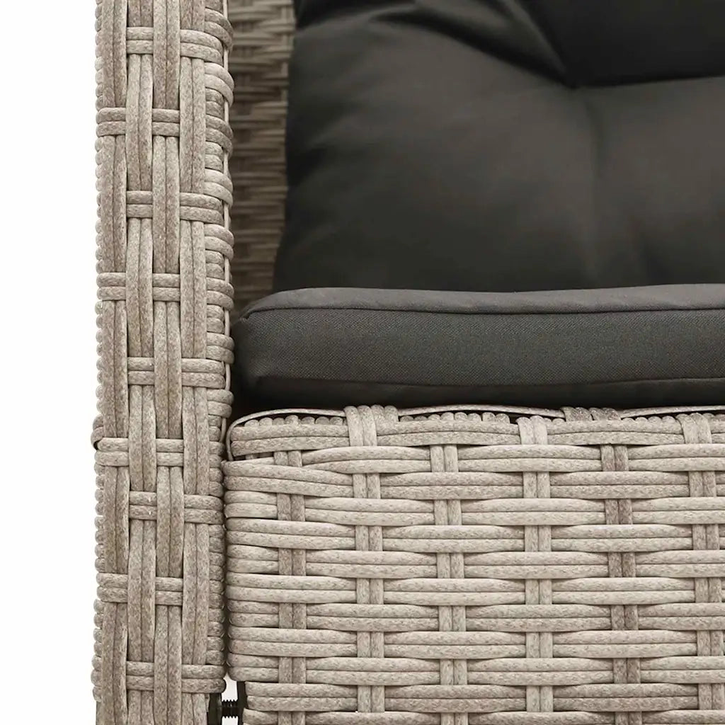 Set Divano da Giardino 6 pz | Set Salotto da Giardino Grigio chiaro e grigio scuro