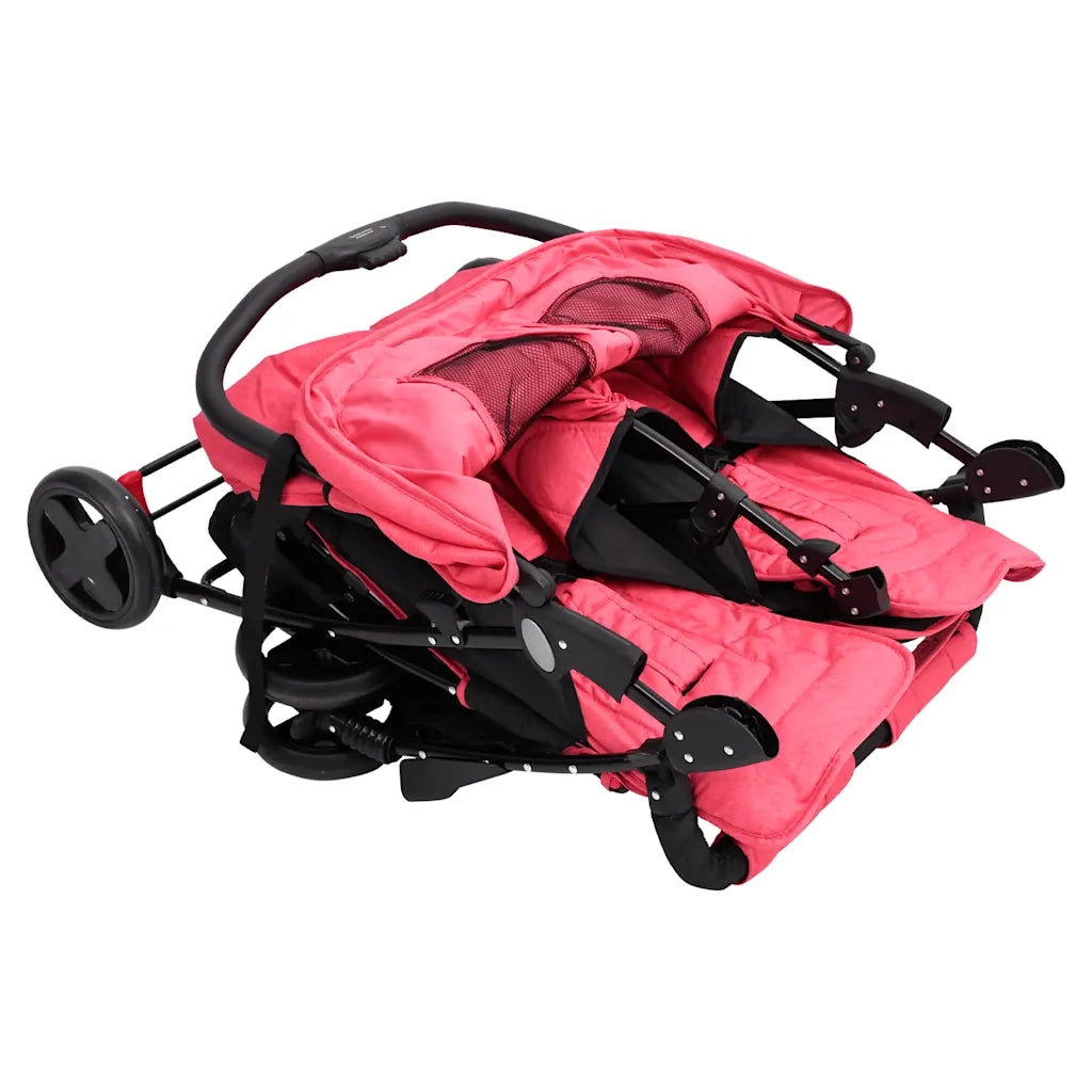 Passeggino Gemellare Rosso in Acciaio CFW8594593