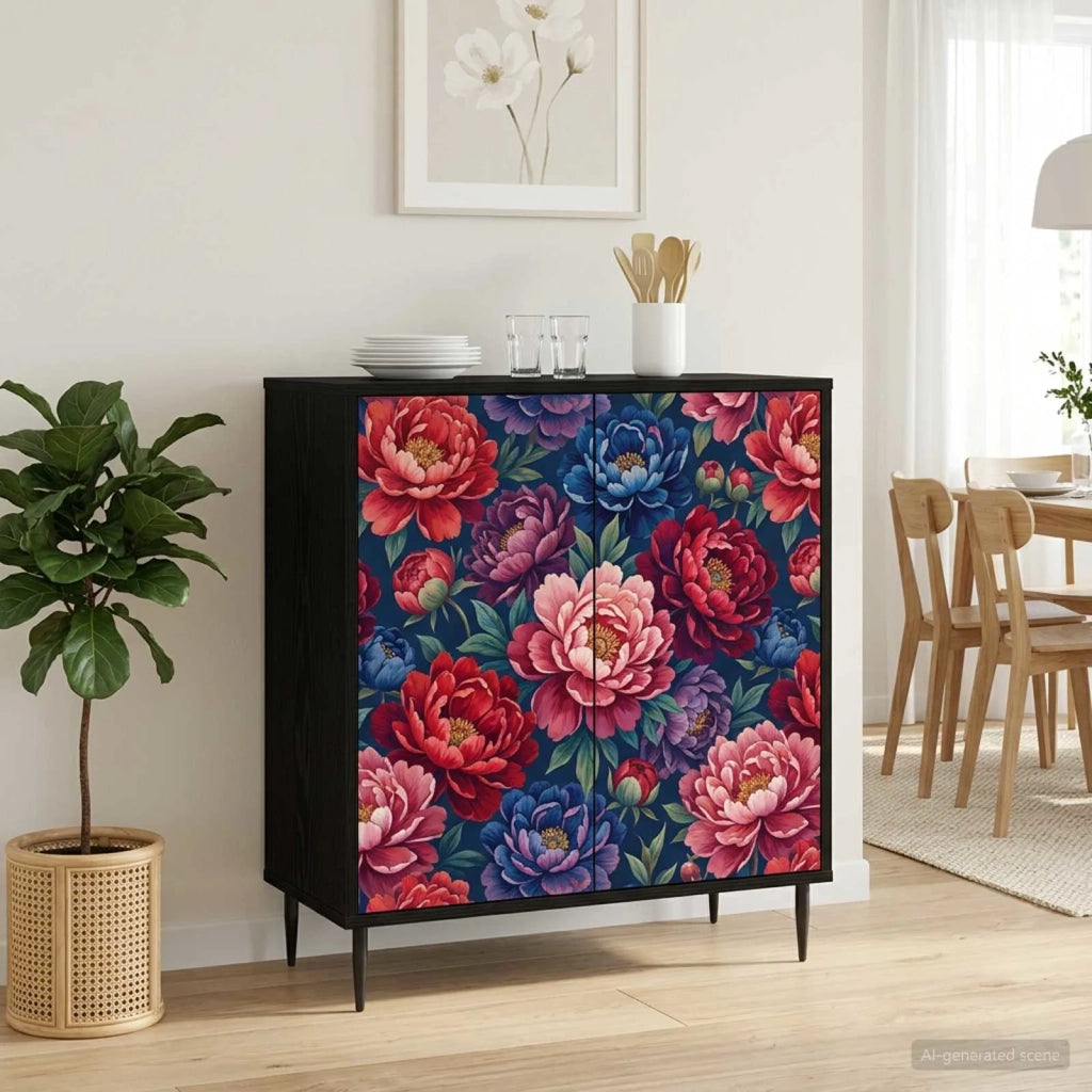 Credenza AACHEN Rovere Nero 69 x 33 x 76 cm 8006946