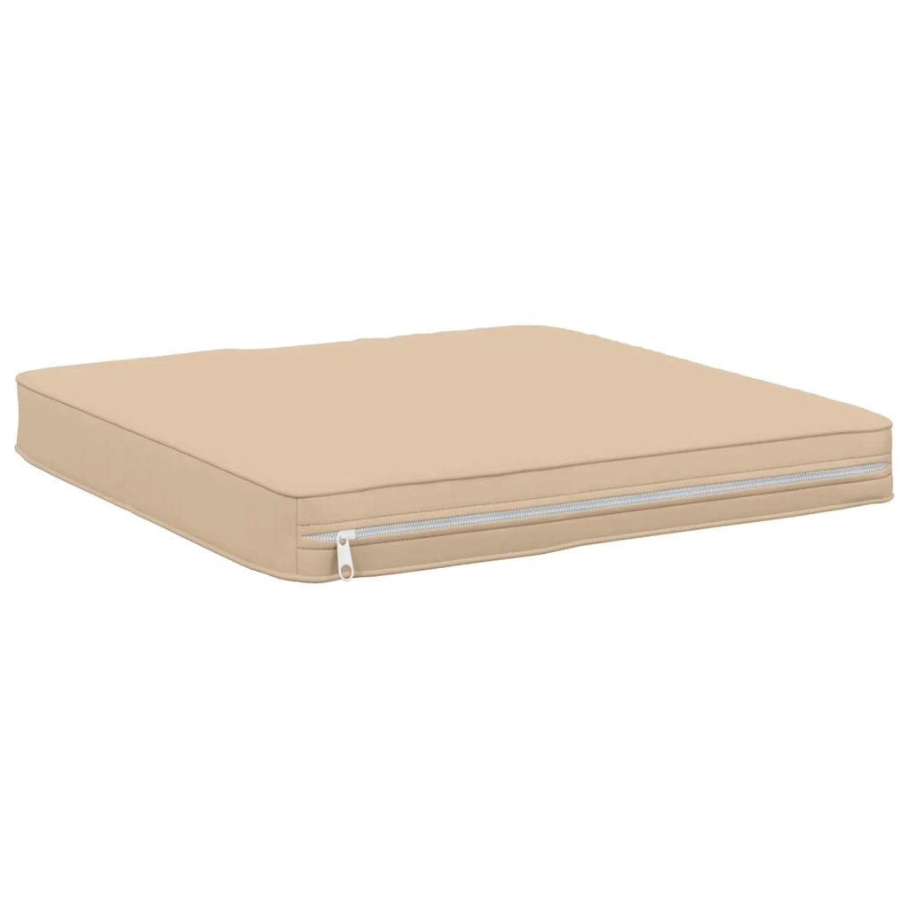 Cuscini per Sedia in 4 Pezzi VUGHT 4 pcs 100% Poliestere Crema 946220