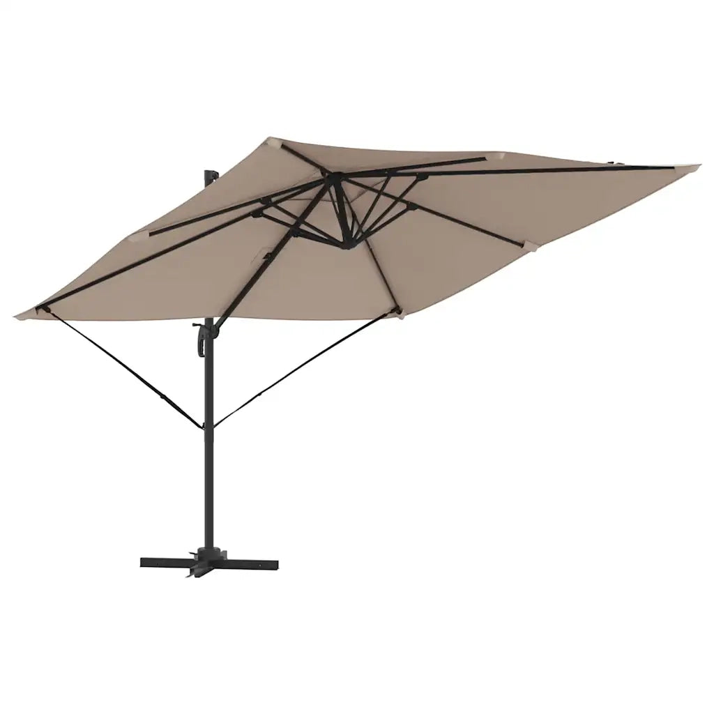 Parasole Roma-Ombrellone da giardino Talpa 286 x 284 x 265 cm Alluminio e Poliestere