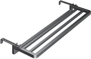 Radiatore a riscaldamento, stendardo da parete, stendardo per abbigliamento, stendardo per abbigliamento con riscaldamento, stendardo in acciaio inossidabile per balcone, finestra, radiatore (60 x 25 cm)