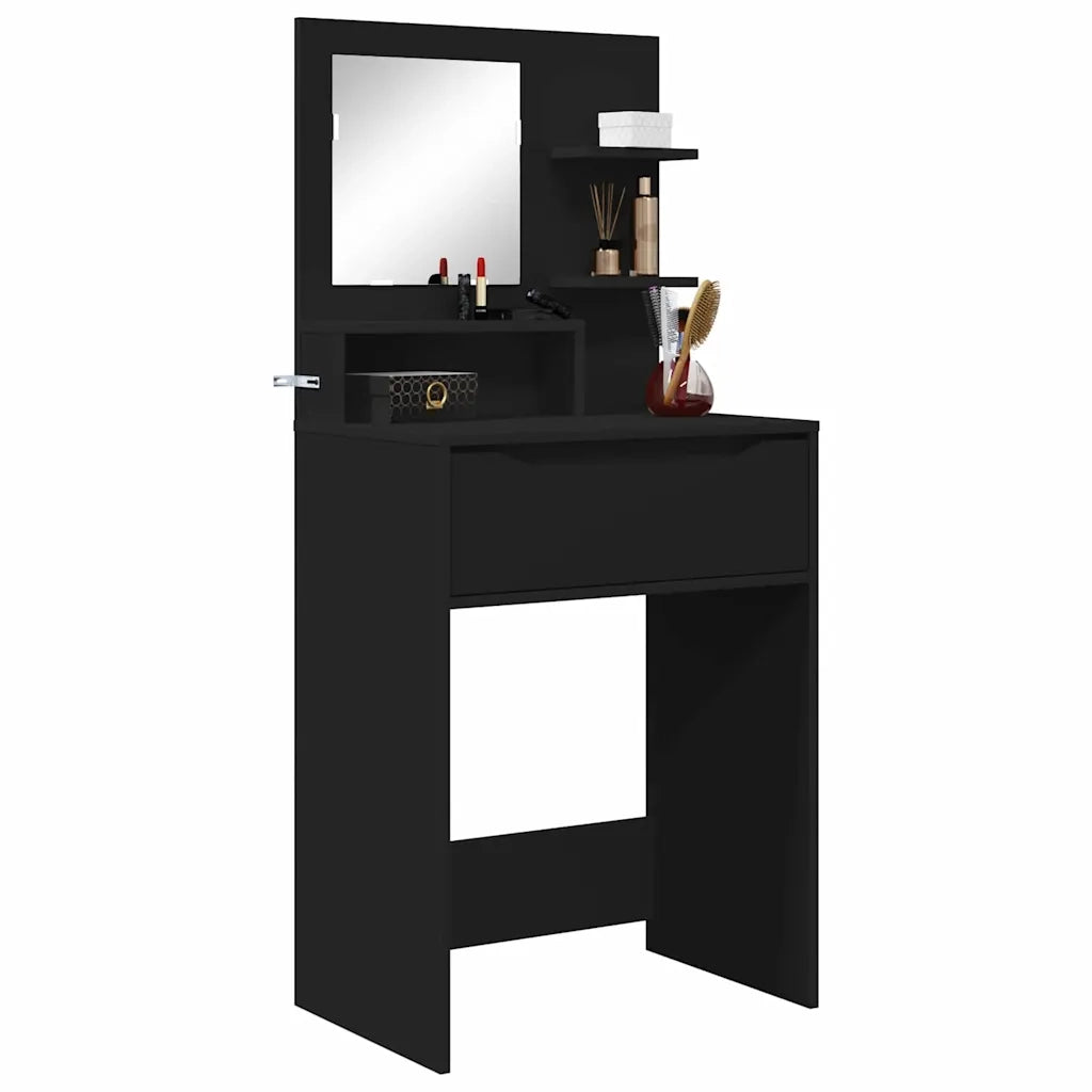 Tavoli da Trucco per Camera da Letto Nero 80 x 39,6 x 135 cm 888998