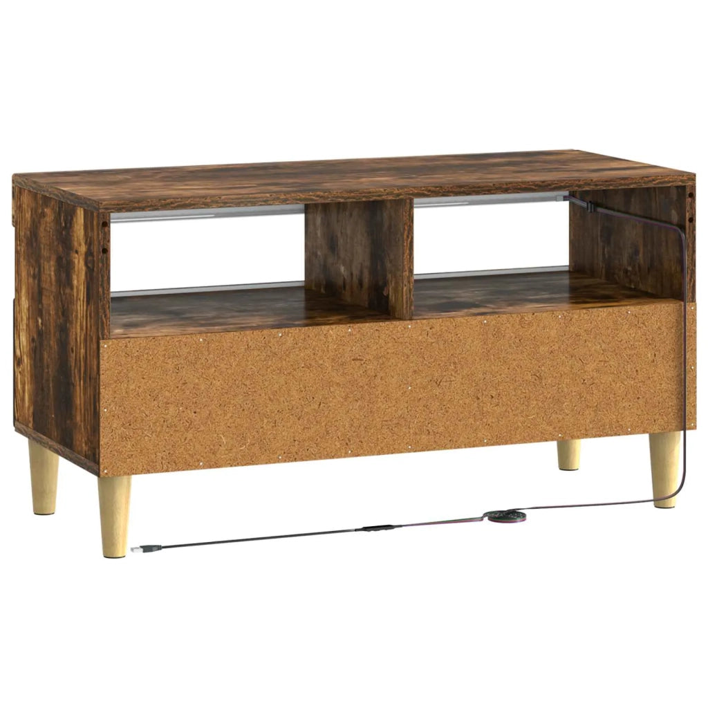 Mobile TV LED Rovere Fumo Legno ingegnerizzato 897220
