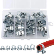 Set di Slangklemmen RVS da 30 - Slangklemmen Verstelbare - Slangklem Tang - Corrosione Resistente - per Tubi Acqua e Gas - Slangklem
