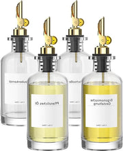 Dispensatore di olio d'oliva - set di 4 con beccuccio pesante per dispensatore di koffie e dispensatore di sciroppo di zucchero