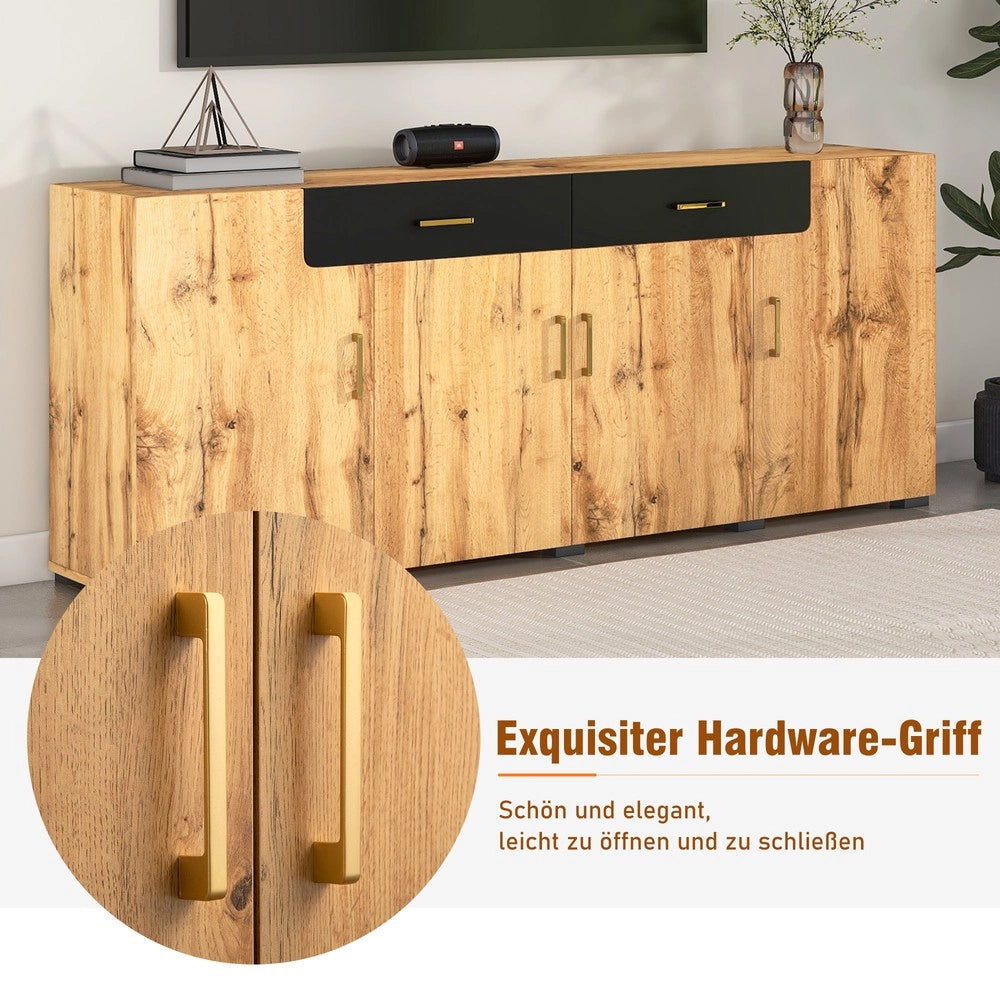 Credenza con Cassetti e Ante ¨C MINIMAL ¨C 208x39.5x80 cm