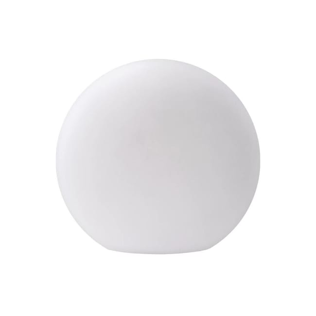 Lampada a palla da giardino in resina Lampade da terra a sfera luce bianca 500mm