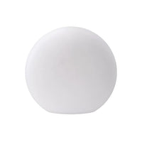 Lampada a palla da giardino in resina Lampade da terra a sfera luce bianca 500mm