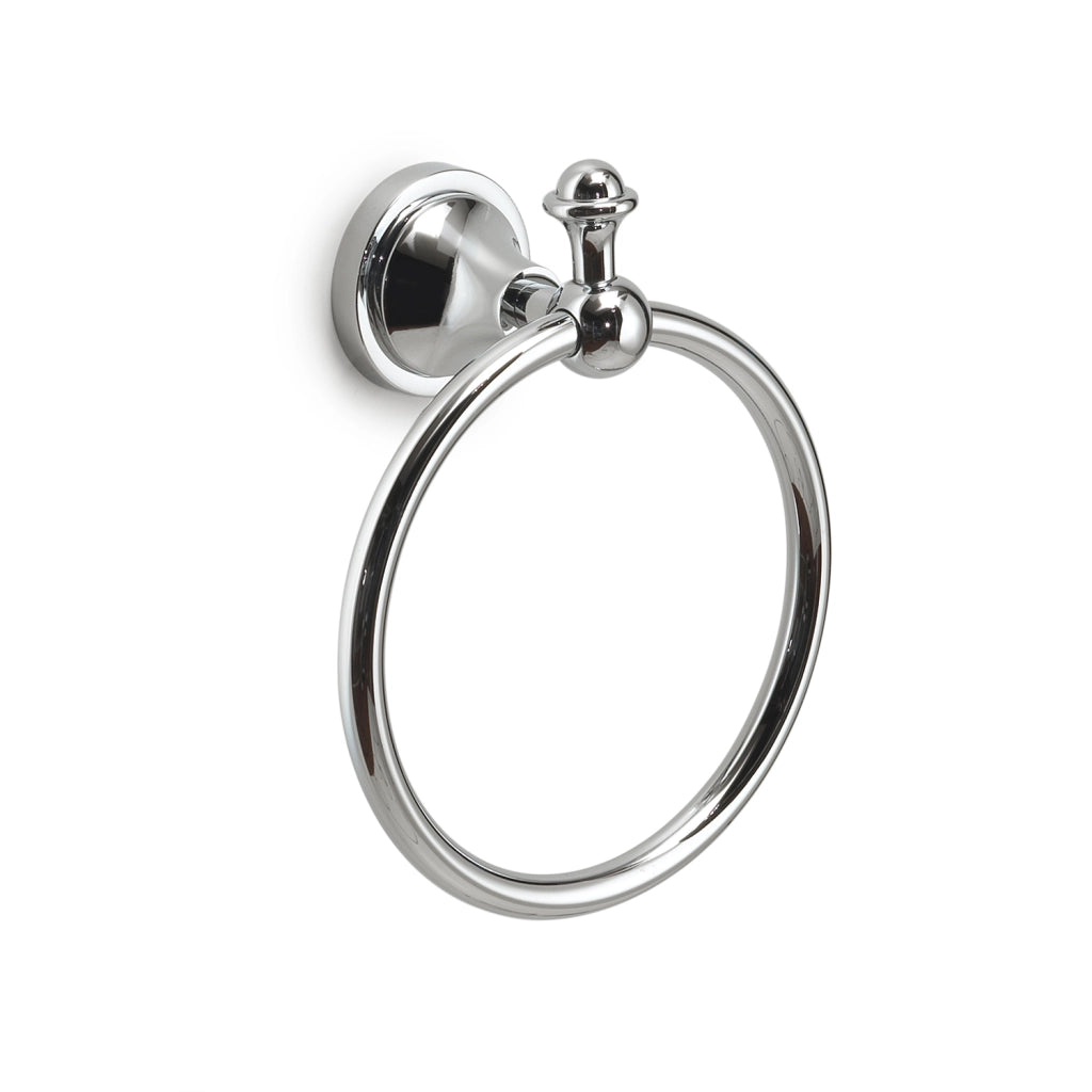 Portasalviette ad anello da muro in acciaio inox e Cromall NV70 Gedy serie NEVIS Cromato