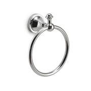 Portasalviette ad anello da muro in acciaio inox e Cromall NV70 Gedy serie NEVIS Cromato