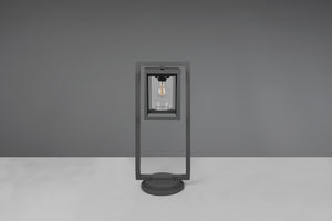 Lampada Palo da Esterno Attacco E27 in Alluminio Pressofuso Antracite