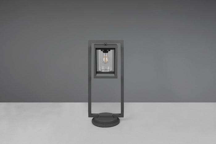 Lampada Palo da Esterno Attacco E27 in Alluminio Pressofuso Antracite