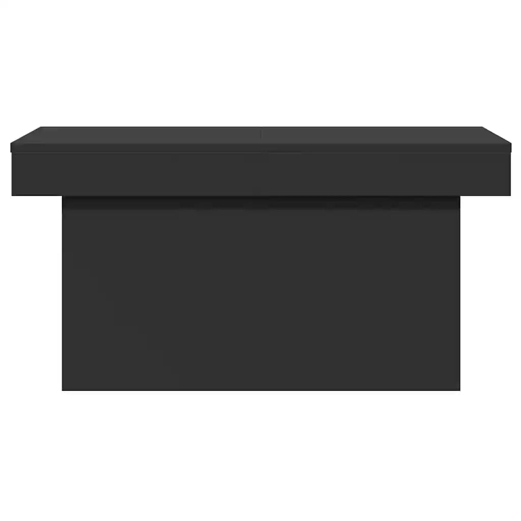 Tavolino da Salotto-Tavolino da soggiorno-Tavolo Nero 80x55x40 cm in Legno Multistrato