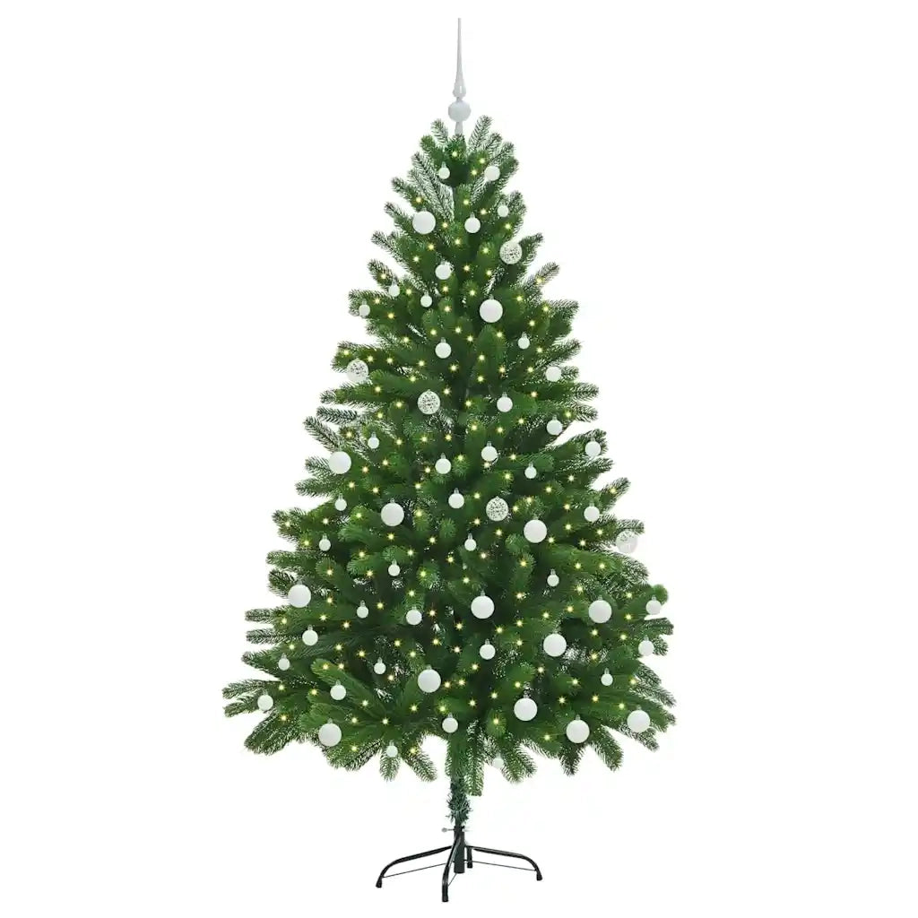 Albero di Natale con 300 LED con supporto Verde 180 cm PE 3396334