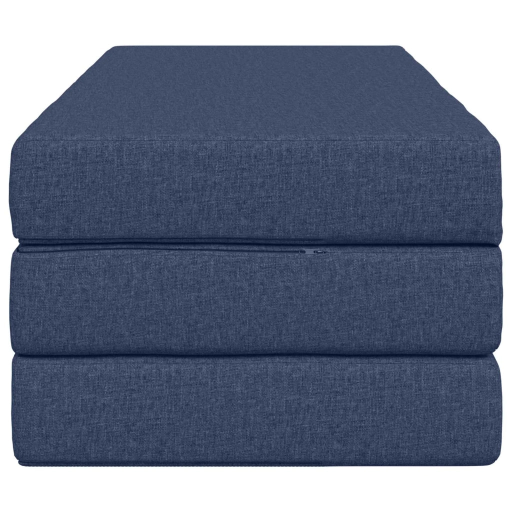 Divano Letto Pieghevole 160 x 67 x 45 cm Blu