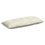 Cuscino per Schiena | Cuscino dorsale Crema 120 x 50 cm Tessuto in Cords