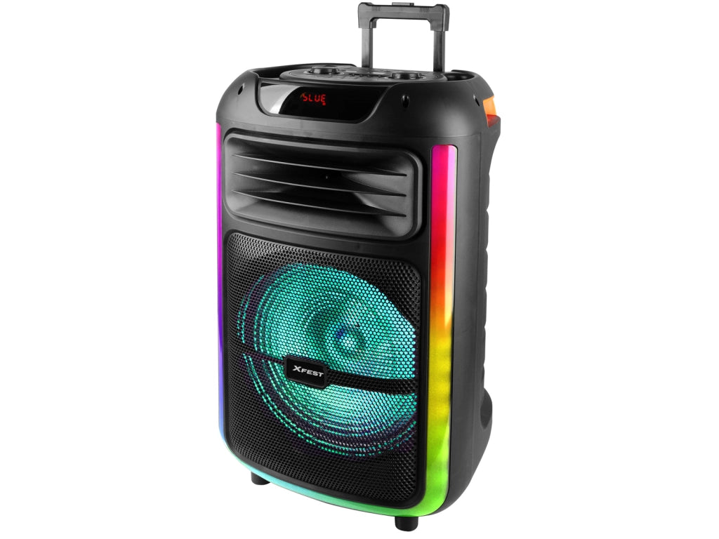 Trolley speaker 100w luci e microf - 8011000042008