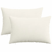 Federa 2 pcs HEERLEN Crema 50 x 70 cm corduroy 911317