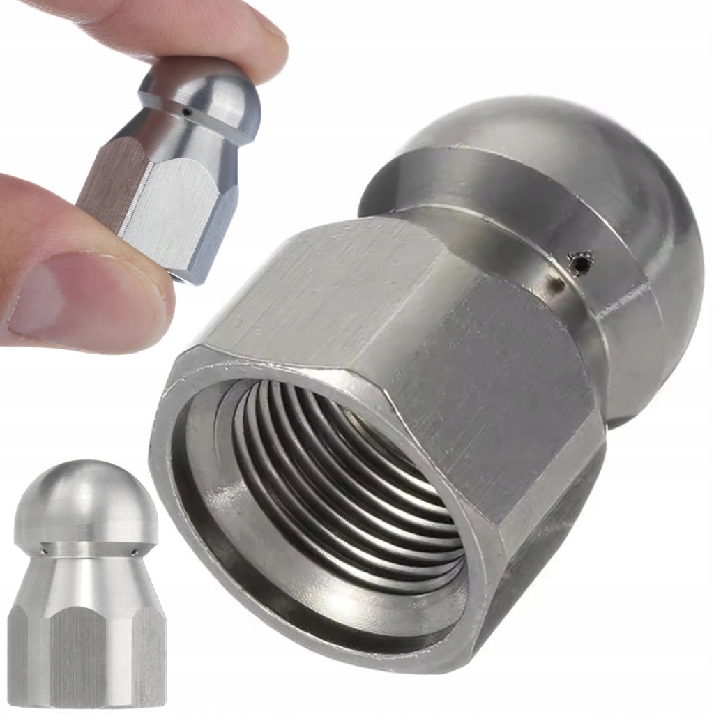 Ugello di Ricambio per Pulizia Tubazioni 3/8" – Compatibile con Idropulitrici Kärcher HD/HDS
