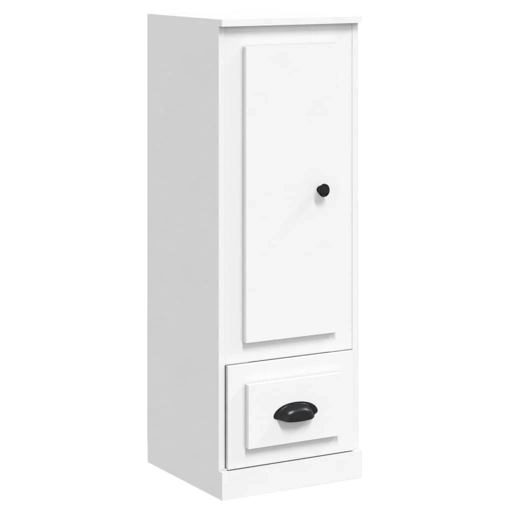 Buffet credenza cassettiera mobiletto mobile contenitore organizer cucina soggiorno salotto alto 36 x 35,5 x 103,5 cm legno ingegnerizzato bianco 02_0032436