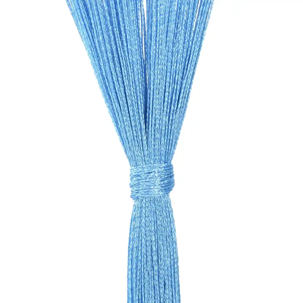 Tende a Filo 2 pz Azzurro 140x250 cm 4102046