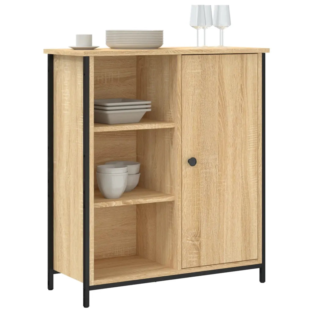Credenza Rovere Sonoma 70x30x80 cm in Legno Multistrato 835495